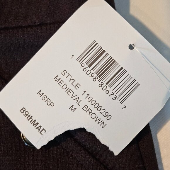 89th + Madison Plaid Pencil Skirt. Brown Size M - Picture 8 of 9